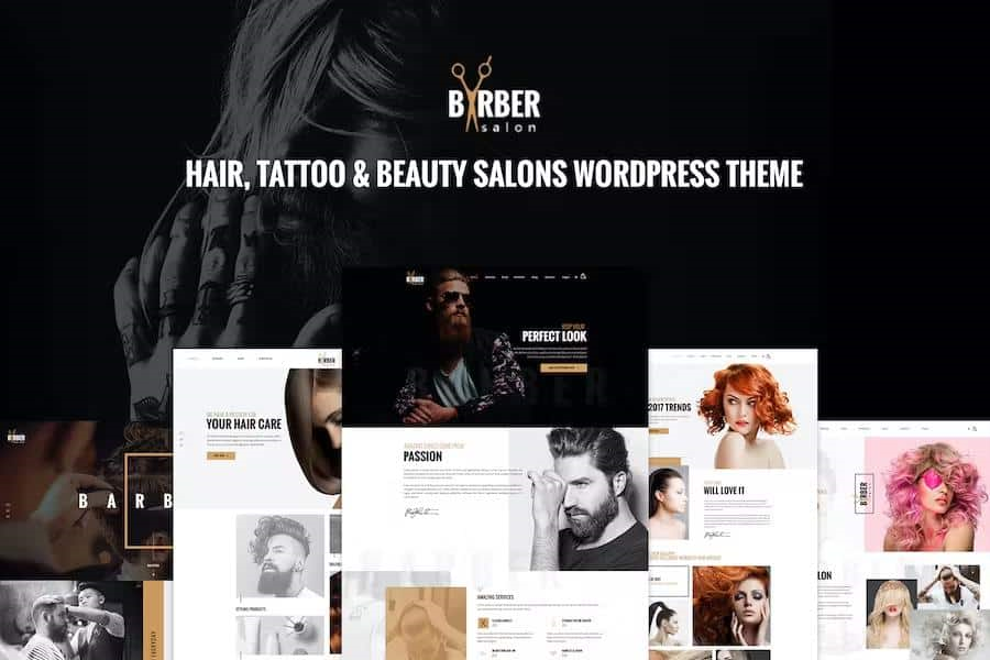 BARBER – HAIR, TATTOO & BEAUTY SALONS WORDPRESS THEME